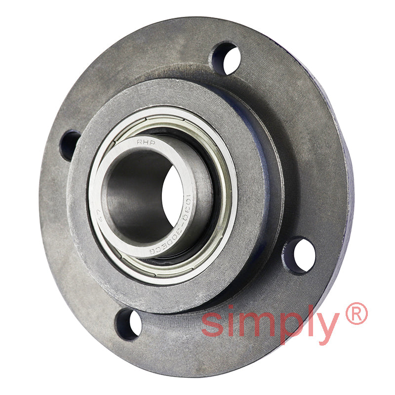 RHP FC30DEC-RHP Four Bolt Round Cast Iron Flanged Bearing Unit and 30mm Insert
