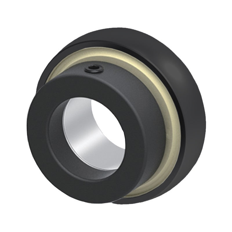 FK FJ-SBR201 Metric Precision Bearing Insert with Grub Screw Locking and Rubber Seating Ring  12mm Bore