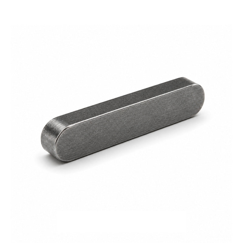Metric Stainless Steel A4-316 Feather Key with 2 Rounded Ends 8x7x100mm - Allow 2-3 Days