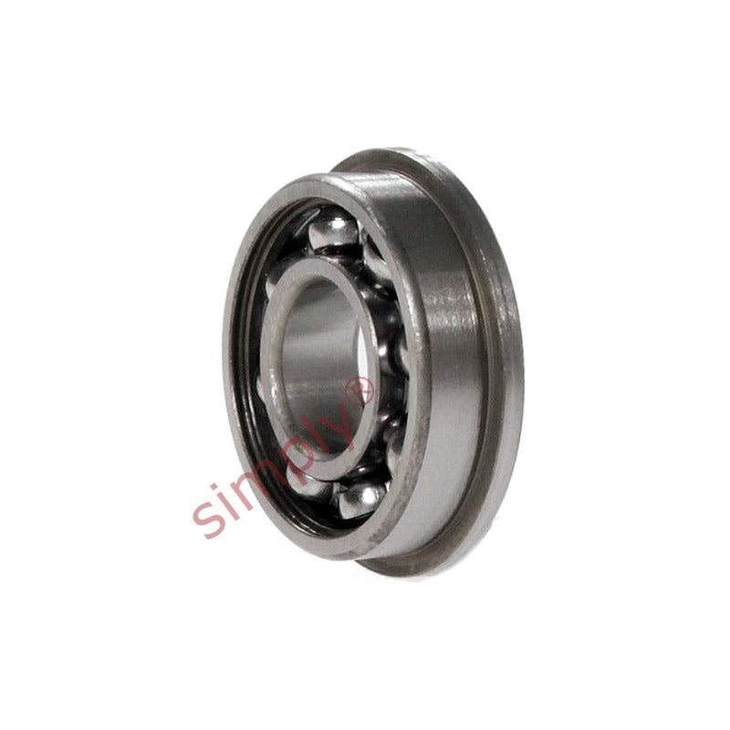 SMF84 Budget Stainless Steel Open Flanged Deep Groove Ball Bearing 4x8x2mm