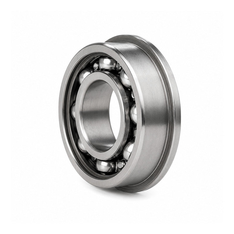 SF605 Budget Stainless Steel Open Flanged Deep Groove Ball Bearing 5x14x5mm