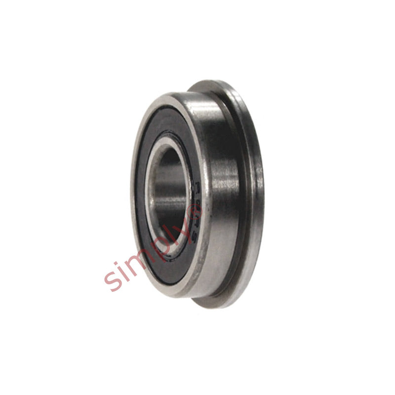 SF6252RS Budget Rubber Sealed Stainless Steel Flanged Deep Groove Ball Bearing 5x16x5mm