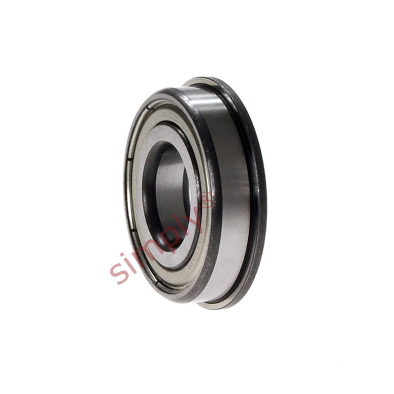 SFR168ZZ Budget Metal Shielded Stainless Steel Flanged Deep Groove Ball Bearing 1/4x3/8x1/8 inch