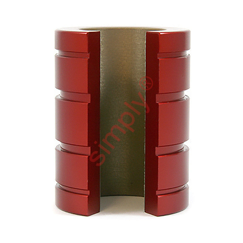 PBC FLN 20 Imperial Open Precision Linear Plain Bearings with Frelon Gold 1.25x2x2.625 inch (Allow 2-3 Days)