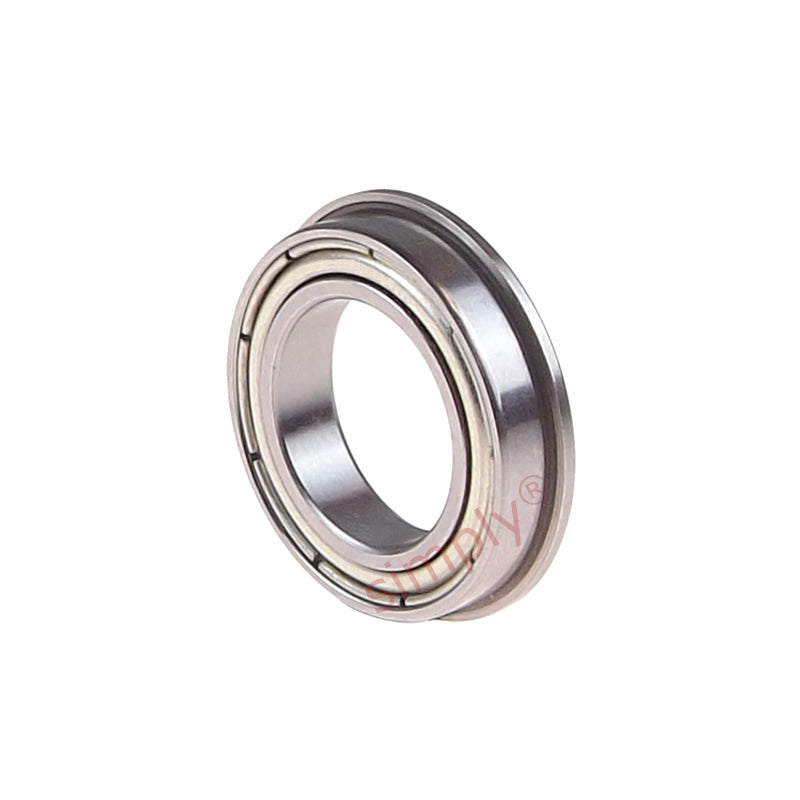 SF6701ZZ Budget Metal Shielded Stainless Steel Flanged Thin Section Deep Groove Ball Bearing 12x18x4mm