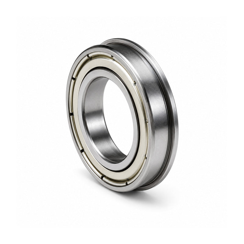 SF6802ZZW7 Budget Metal Shielded Stainless Steel Flanged Thin Section Deep Groove Ball Bearing 15x24x7mm
