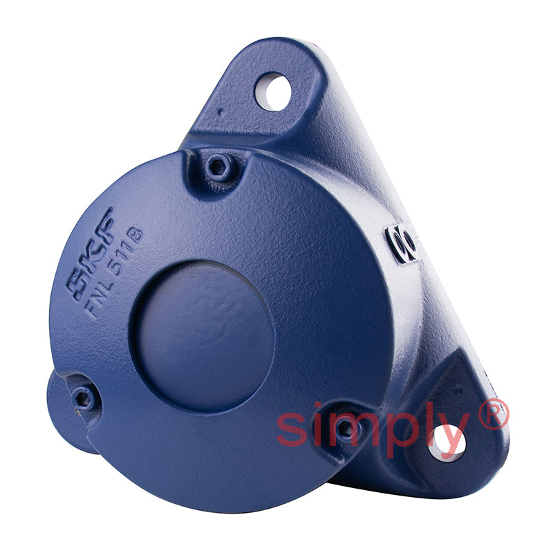 SKF FNL511B Cast Iron Split Three Bolt Flanged Housing