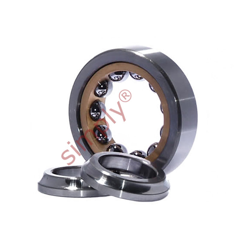 SKF QJ305N2MAC2L Four Point Contact Ball Bearing with Locating Slots and Brass Cage 25x62x17mm