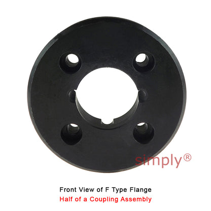Major Branded F50F-MB Drive Coupling Inner Tapered Locking Bush Type Max Bush Bore 32mm / 1-1/4 inch