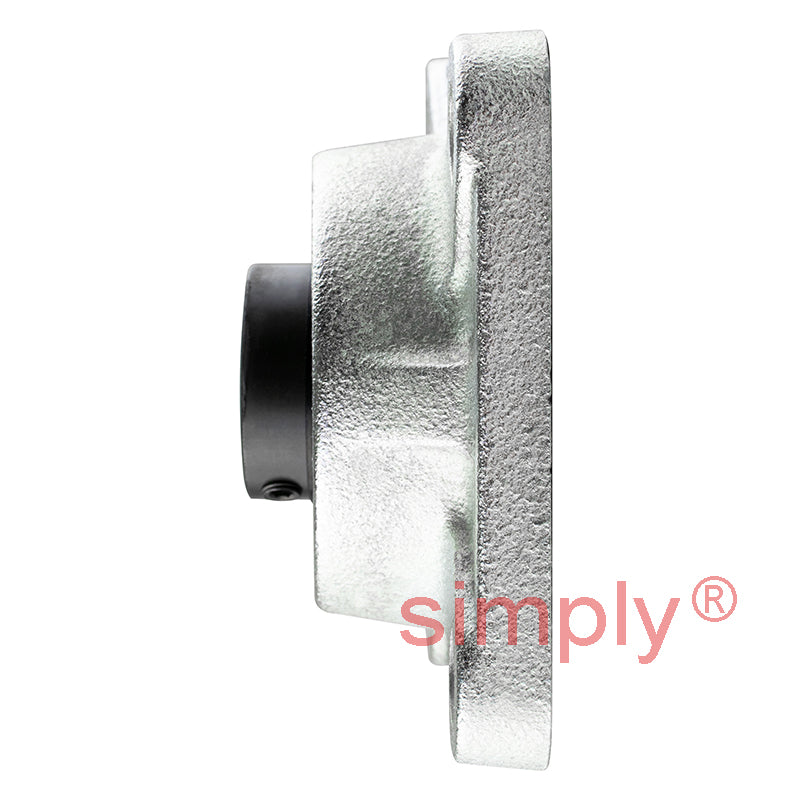 SKF FY25TFVA201 Y Bearing Four Bolt Square High Temperature Flange Unit Housing with Steel Cage Insert for Metric Shaft 25mm