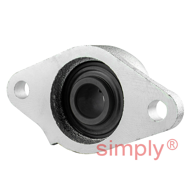 SKF FYT34TFVA228 Y Bearing Two Bolt Oval High Temperature Flange Unit Housing with Graphite Cage Insert for Imperial Shaft 3/4 inch