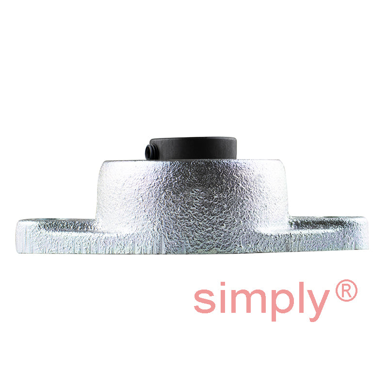 SKF FYT34TFVA228 Y Bearing Two Bolt Oval High Temperature Flange Unit Housing with Graphite Cage Insert for Imperial Shaft 3/4 inch