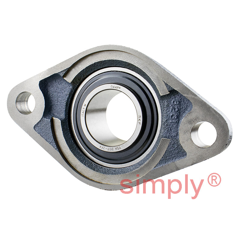 SKF FYTJ35KF Flanged Unit with an Oval Cast Housing with 30mm Insert 