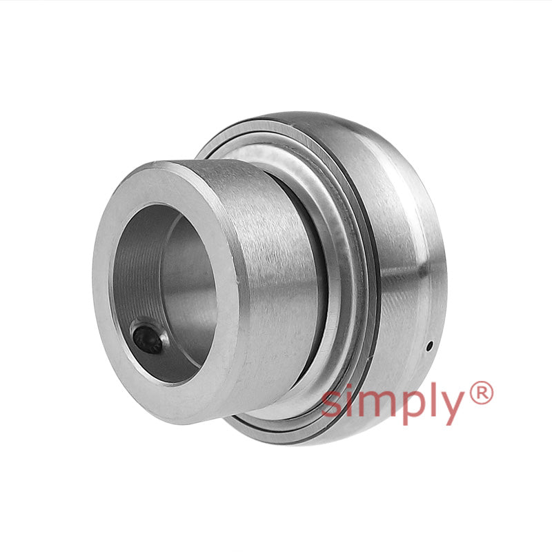 INA GE55XLKRRB Metric Spherical Outer Bearing Insert with R Seals and Eccentric Collar 55x100x71.4mm