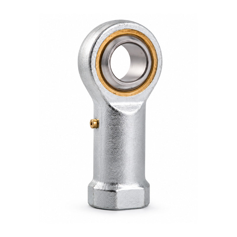 Fluro GILRS10BO Left Hand Stainless Steel / Bronze Lined Maintenance Free Studded Female Rod End M10 Thread