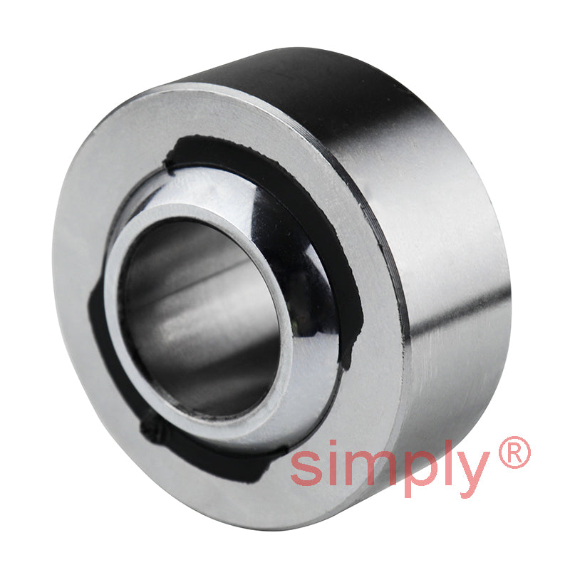 Durbal GLKS18-20-500 Maintenance Free Steel / PTFE Lined Spherical Plain Bearing Expanded Outer Ring 18x42x23mm