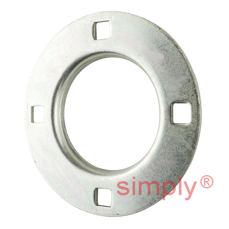 INA GRA50XL Four Bolt Sheet Steel Round Housing with Eccentric Collar Insert 50mm Bore
