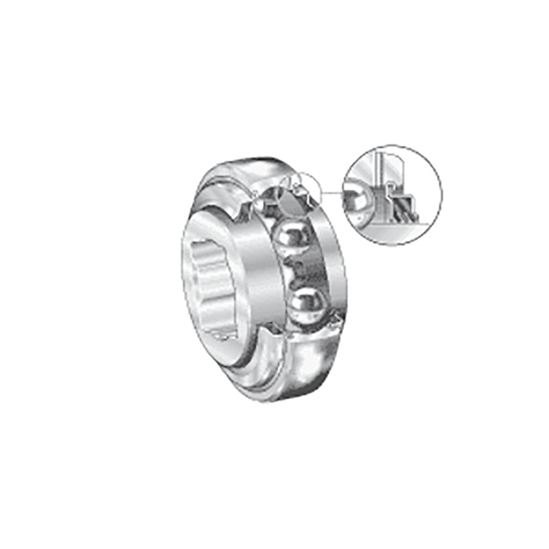 INA GVK104209KTTBAS2V Imperial Spherical Outer Square Bore Bearing Insert with T Seals 1-1/4 inch Bore