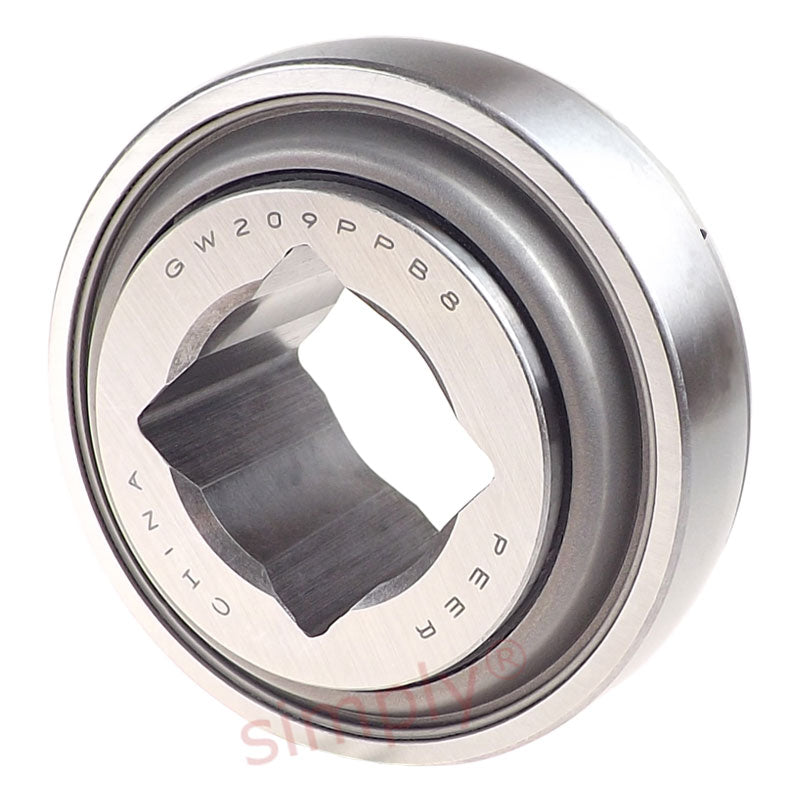 Budget GW209PPB8 Gang Disc Harrow Spherical Outer Square Bore Standard Relubricatable Bearing 1.29x3.3465x1.438 inch