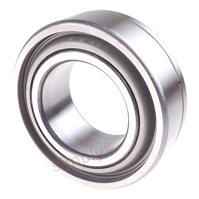 Major Branded GW211PP2 Gang Disc Harrow Parallel Outer Round Bore Standard Relubricatable Bearings 2.188x3.937x1.312 inch