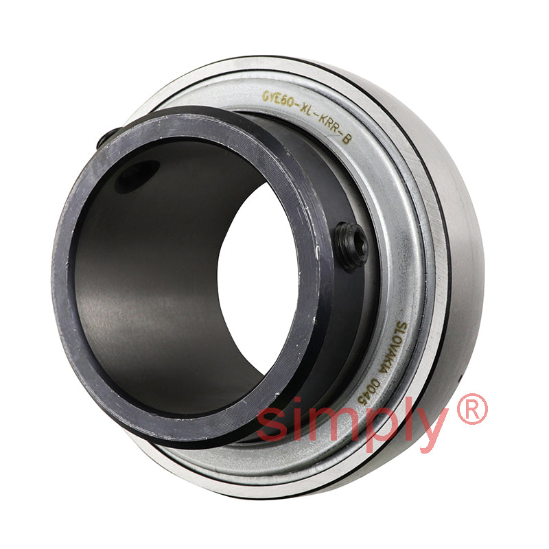 INA GYE60XLKRRB Metric Spherical Outer Bearing Insert with R Seals and Grub Screws 60x110x65.1mm