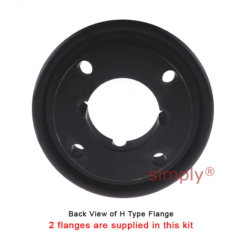 Major Branded F40H/F40H Outer Facing Taper Bores Type Tyre Drive Coupling Assembly with Fire Resistant Antistatic (F.R.A.S) Tyre