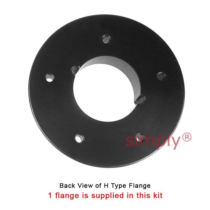 Major Branded F70H/F70B Outer Facing Taper Bore/Pilot Bored Tyre Drive Coupling Assembly with Natural Rubber Tyre