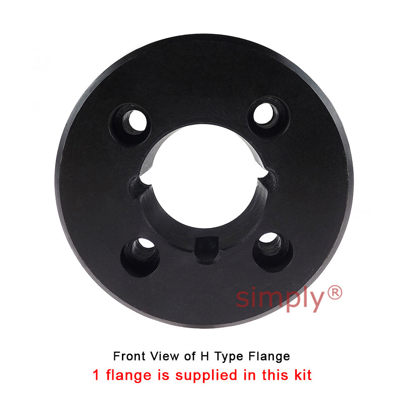 Major Branded F40H/F40B Outer Facing Taper Bore/Pilot Bored Tyre Drive Coupling Assembly with Natural Rubber Tyre