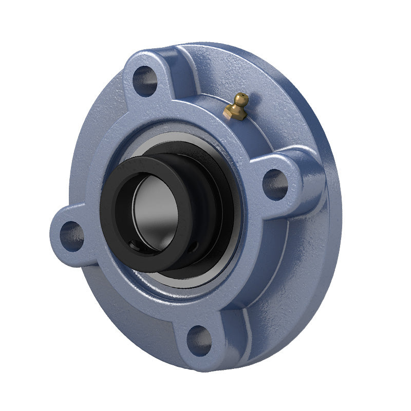 HCFC211-35 Imperial Four Bolt Cast Iron Round Flanged Housing with 2-3/16 inch Eccentric Collar Insert