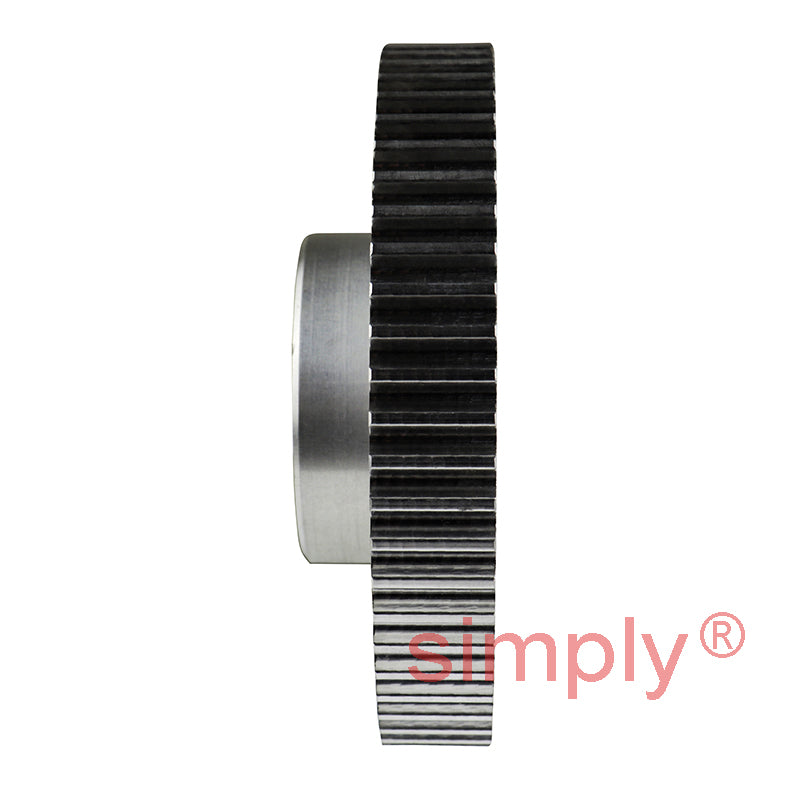 P60-5M-09 - 5mm Pitch 60 Tooth Flangeless HTD Type Aluminium Pilot Bore Timing Pulley for 9mm Wide Belts