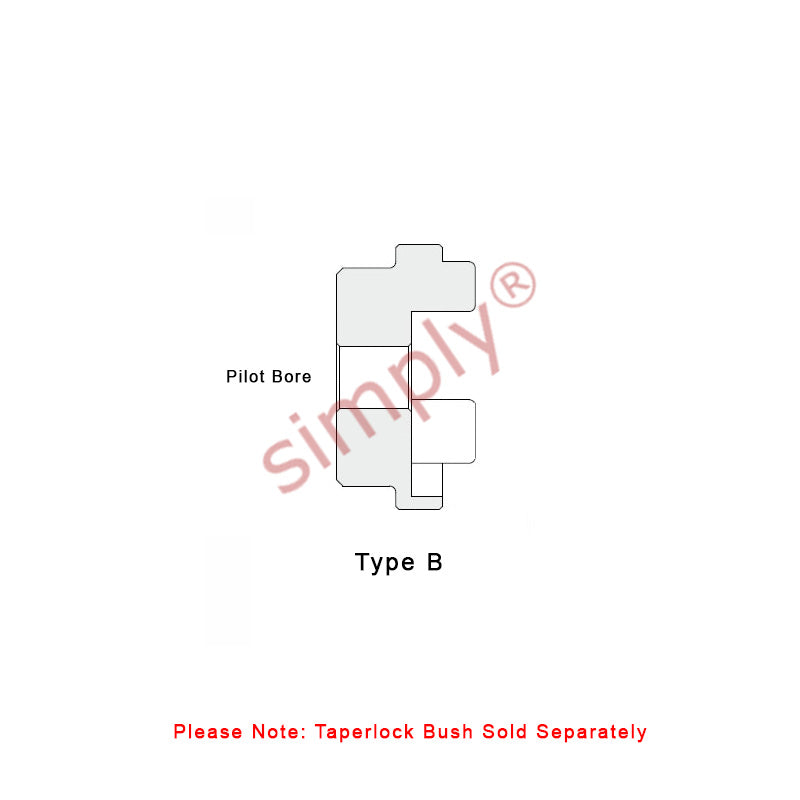 Major Branded HRC180B-MB HRC Coupling Single Flange Pilot Bored Max Bore 80mm