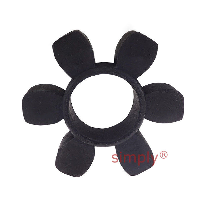 Major Branded HRC70F/HRC70H Coupling Assembly Inner/Outer Facing Taper Bores Max Bush Bore 25mm / 1 inch with Natural Rubber Insert