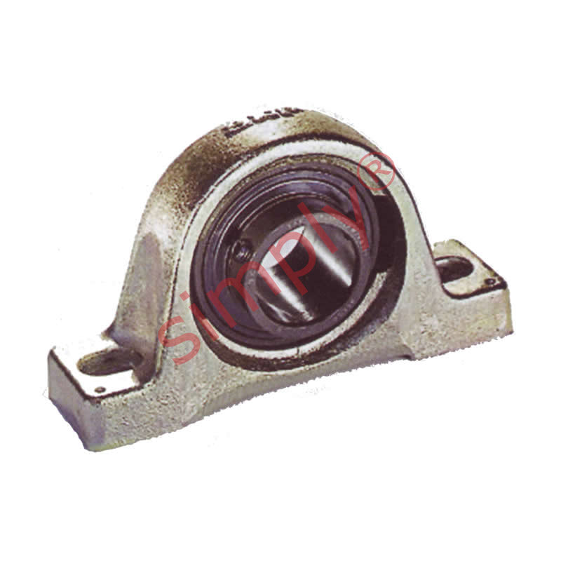 SKF SY20TFVA201 Y Type Two Bolt Pillow Block Housing with Steel Cage Insert for Metric Shaft 20mm