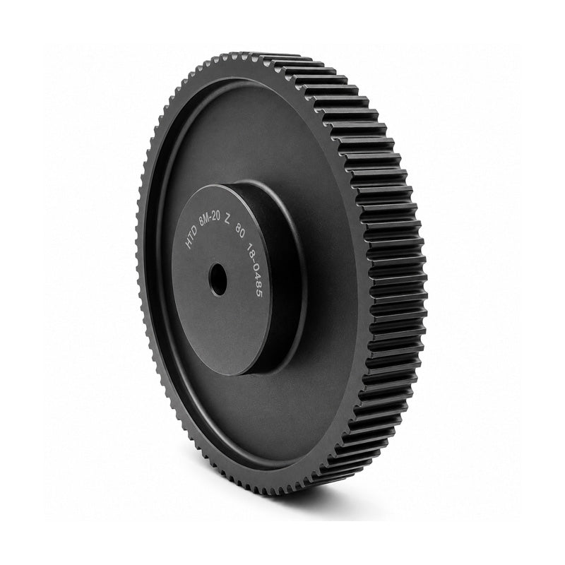 P96-L-100 - 3/8 inch Pitch 96 Tooth Pilot Bored Cast Iron Timing Pulley for 1 inch Wide Belts