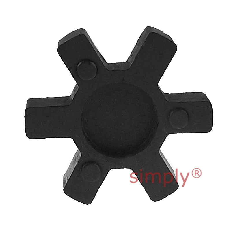 Major Branded L075B/L075B Pilot Bored Jaw Coupling Assembly Max Bore 24mm with Nitrile Rubber Insert