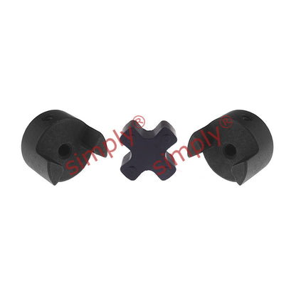 Major Branded L035B/L035B Pilot Bored Jaw Coupling Assembly Max Bore 8mm with Nitrile Rubber Insert