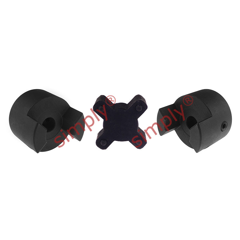 Major Branded L070B/L070B Pilot Bored Jaw Coupling Assembly Max Bore 19mm with Nitrile Rubber Insert