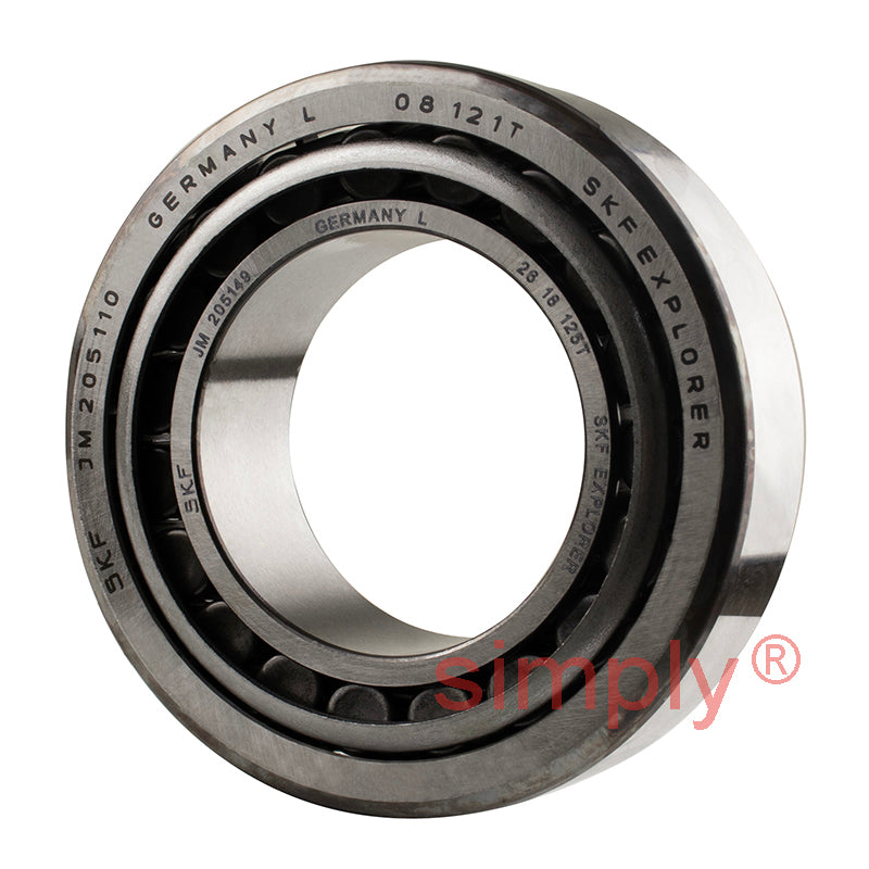 SKF JM205149110Q Metric Single Row Taper Roller Bearing 50x90x28mm