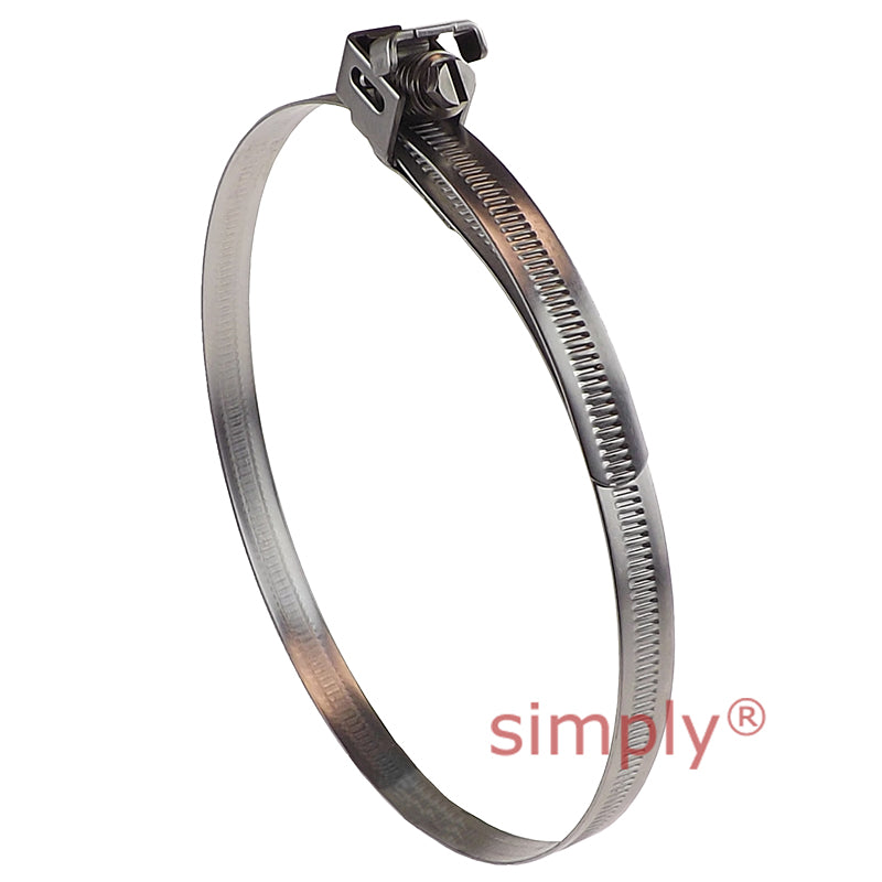 CAS380SS 304 Stainless Steel Jubilee Quick Release Captive Strap Adjustment Range 50mm - 380mm Band Width 11mm
