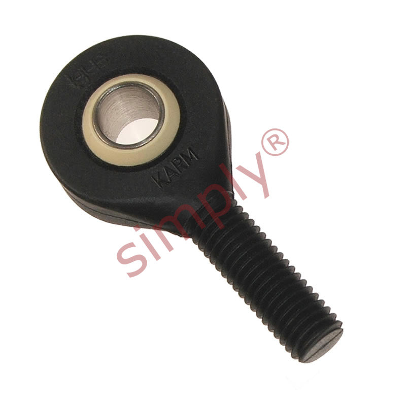 igubal KALM12FMH Left Hand Male Plastic Rod End 12mm Bore M12x1.25 Thread with Metal Insert - Allow 2-3 Days