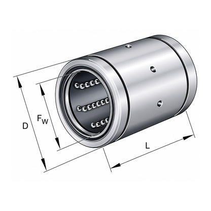 INA KBS20 Linear Ball Bushing 20x32x45mm