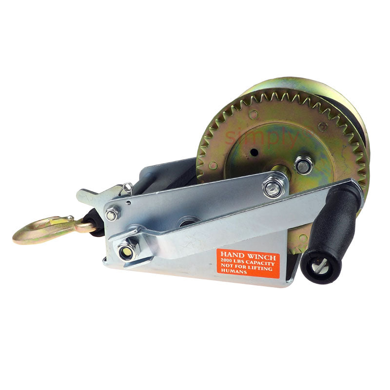 2000lb Strap Boat Winch