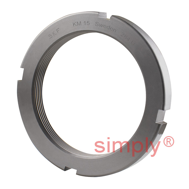 SKF KM15 Lock Nut (Lock Washer Type) M75x2mm