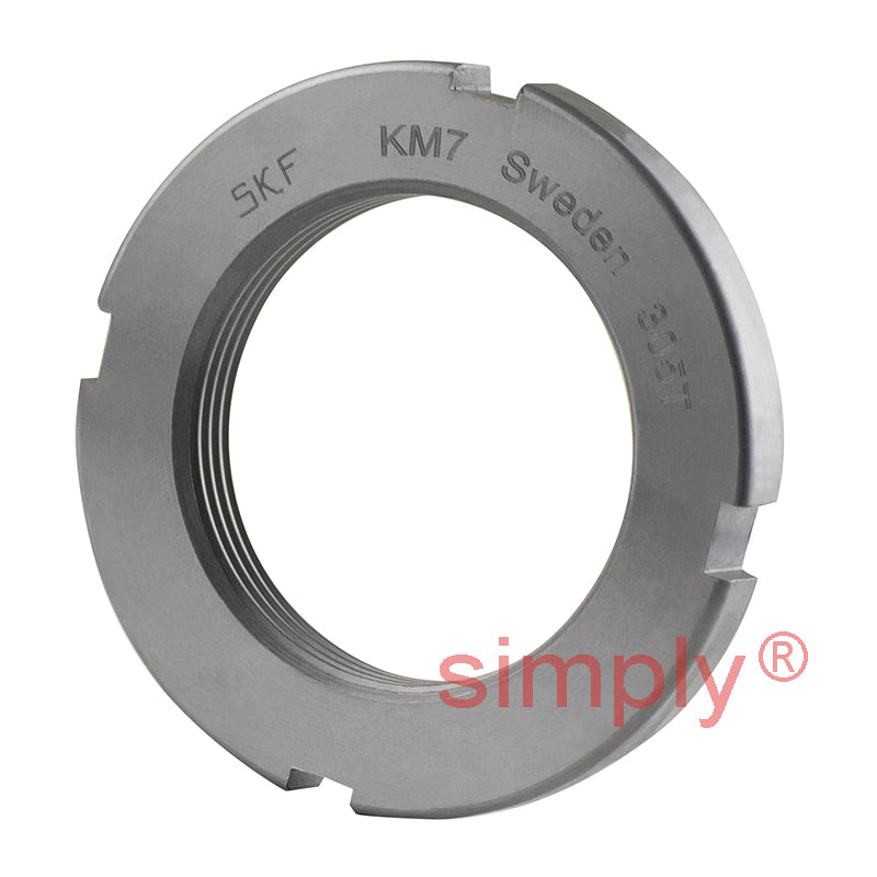 SKF KM7 Lock Nut (Lock Washer Type) M35x1.5mm
