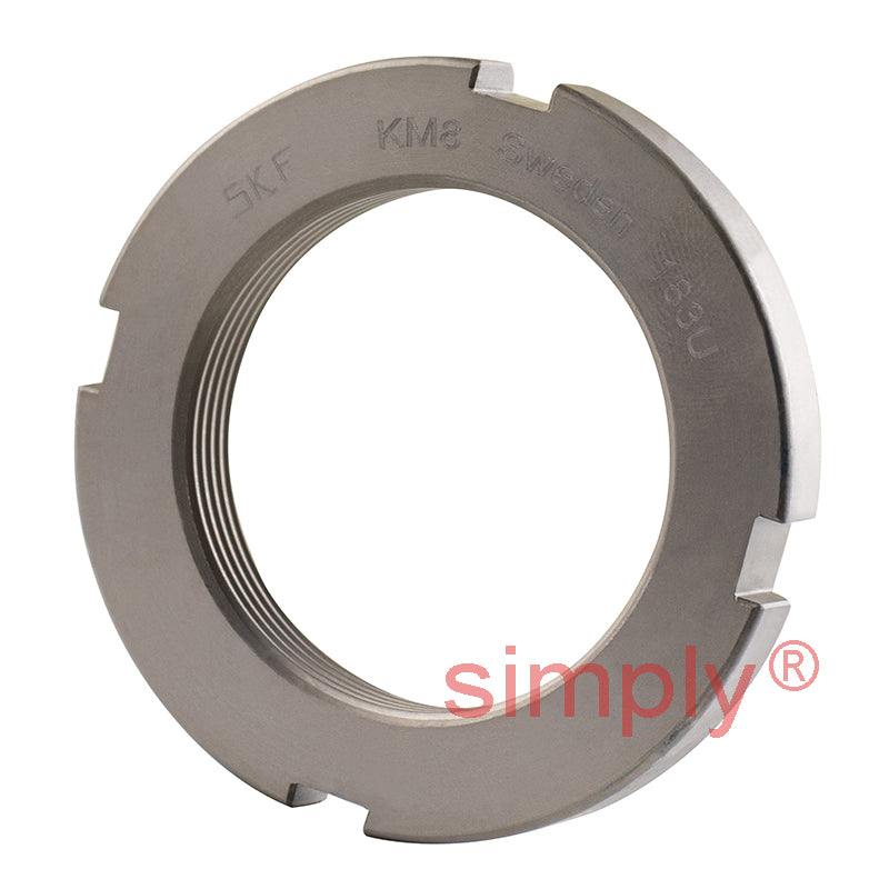 SKF KM8 Lock Nut (Lock Washer Type) M40x1.5mm