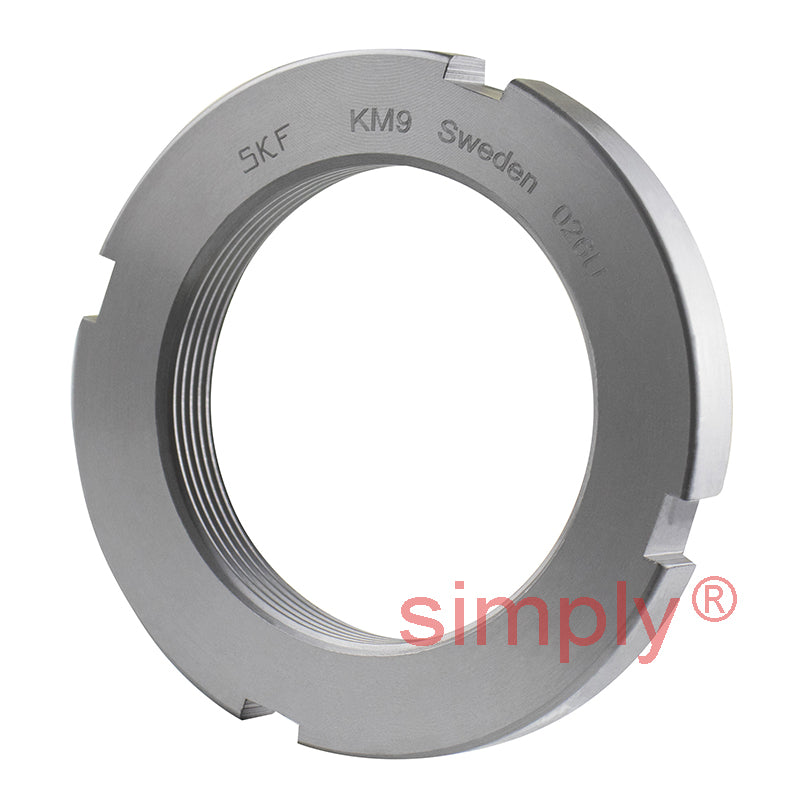SKF KM9 Lock Nut (Lock Washer Type) M45x1.5mm