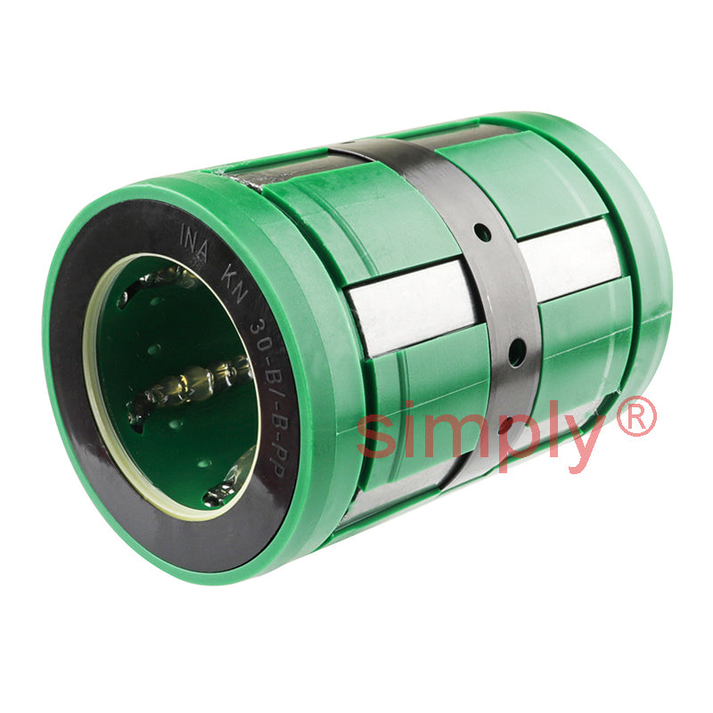 INA KN30BPP Relubricatable Open Linear Ball Bushing with Contact Seals 30x47x68mm