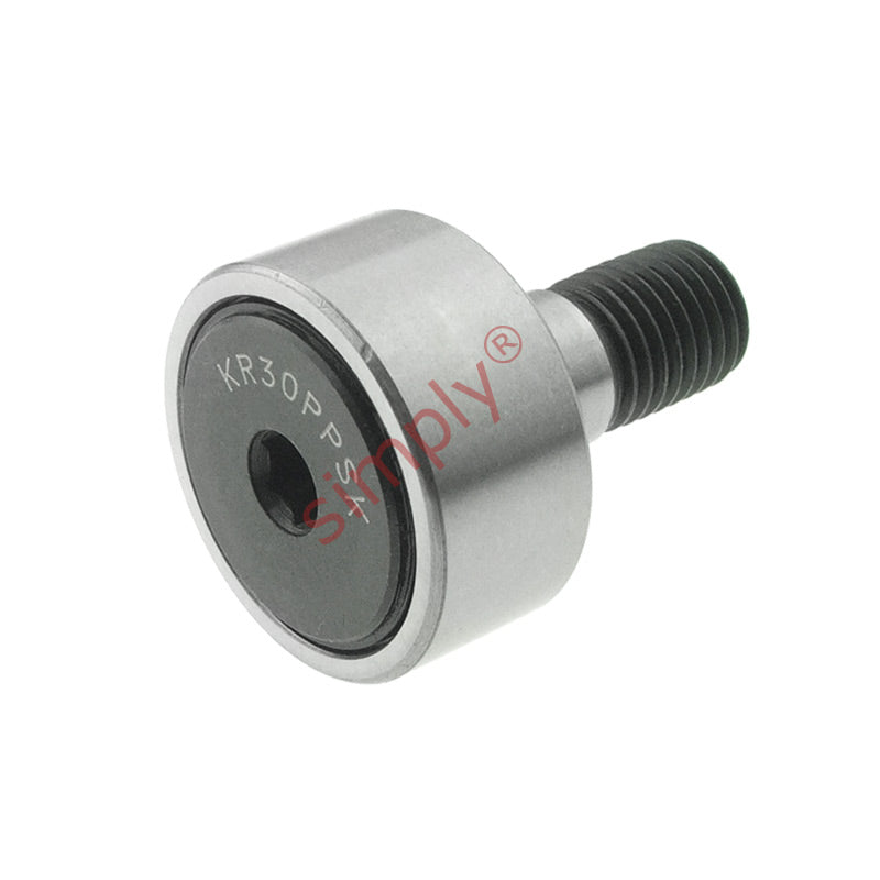 Major Brand KR30PP Contact Sealed Crowned Cam Follower 30x14x12 M12x1.5 Thread