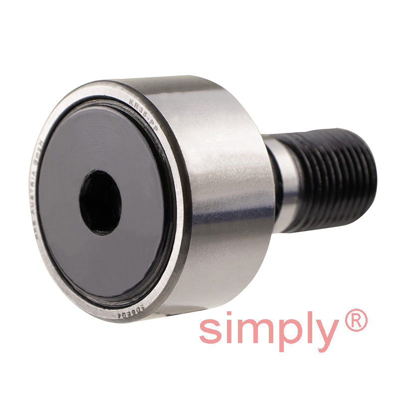 Major Brand KR35PP Contact Sealed Crowned Cam Follower 35x18x16 M16x1.5 Thread