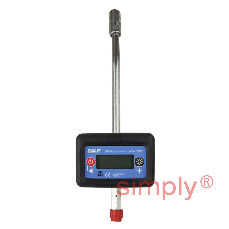 SKF LAGM1000E-SKF Specialist Grease Gun Attachment to Measure Grease Volume Accurately Prevents Over Greasing